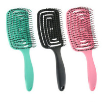 Wholesale Hotsale Wet and Dry Curly Straight Hairbrush Pink Black Green Color